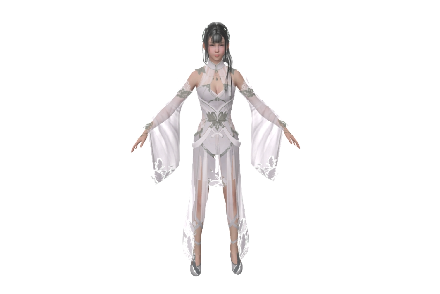白衣美女
